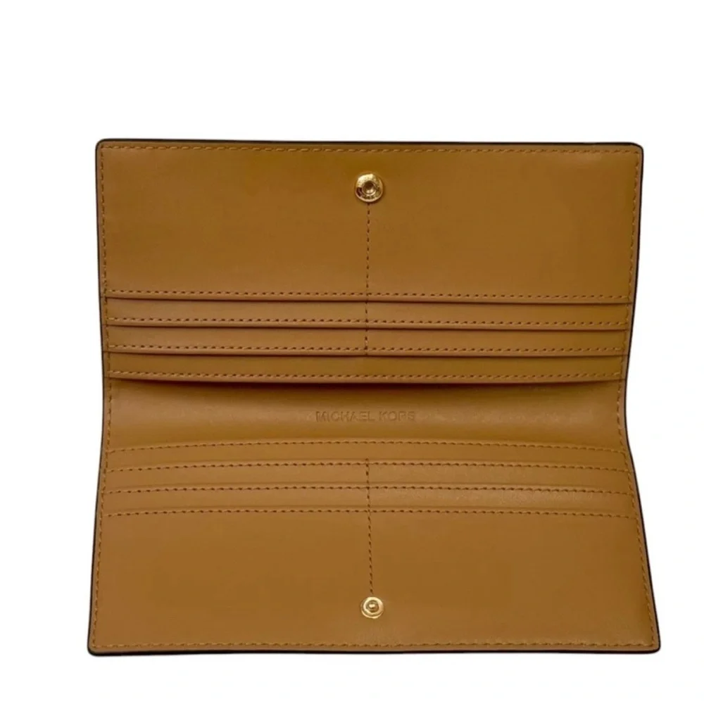 Michael Kors Jet Set Reed Large Bifold Wallet Light Brown